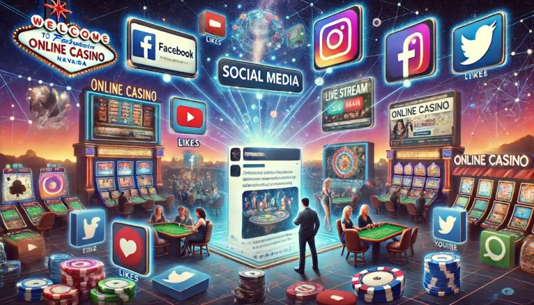 social media on online casino marketing