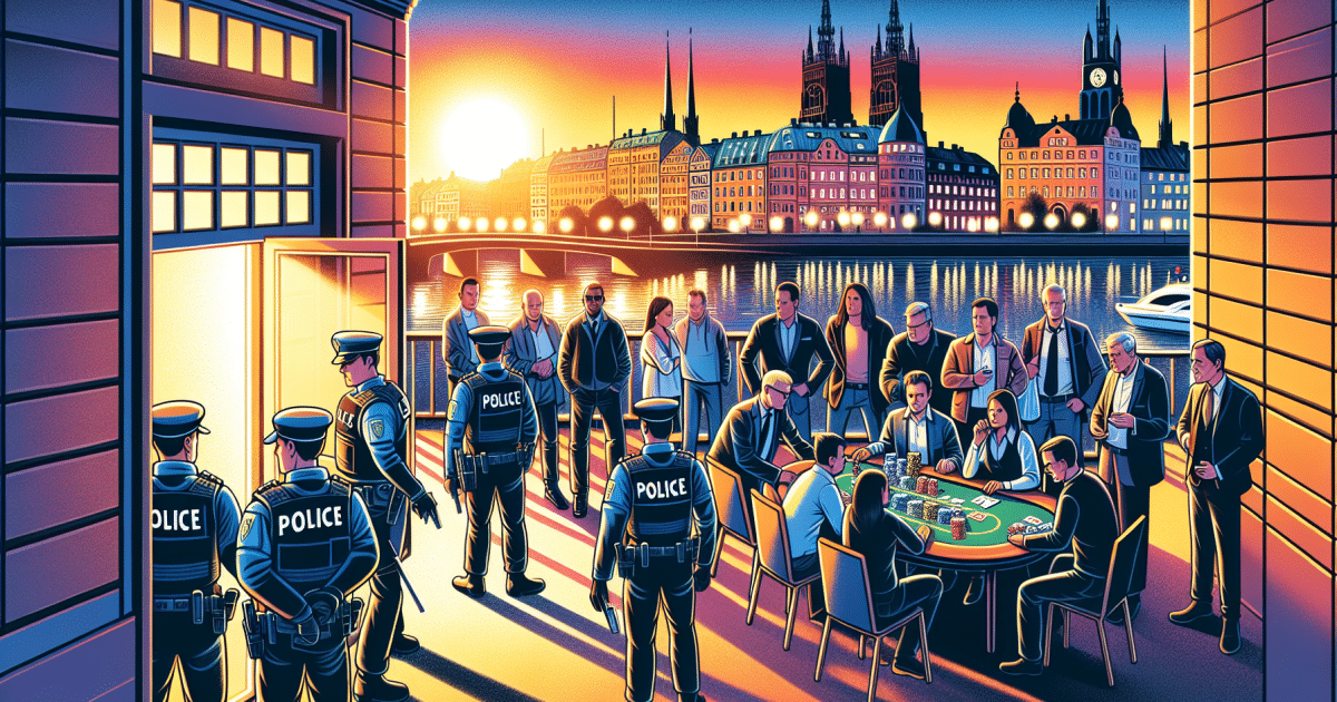 Swedish Police Raid Unlicensed Poker Tournament, Prompting Debate on Gambling Regulations