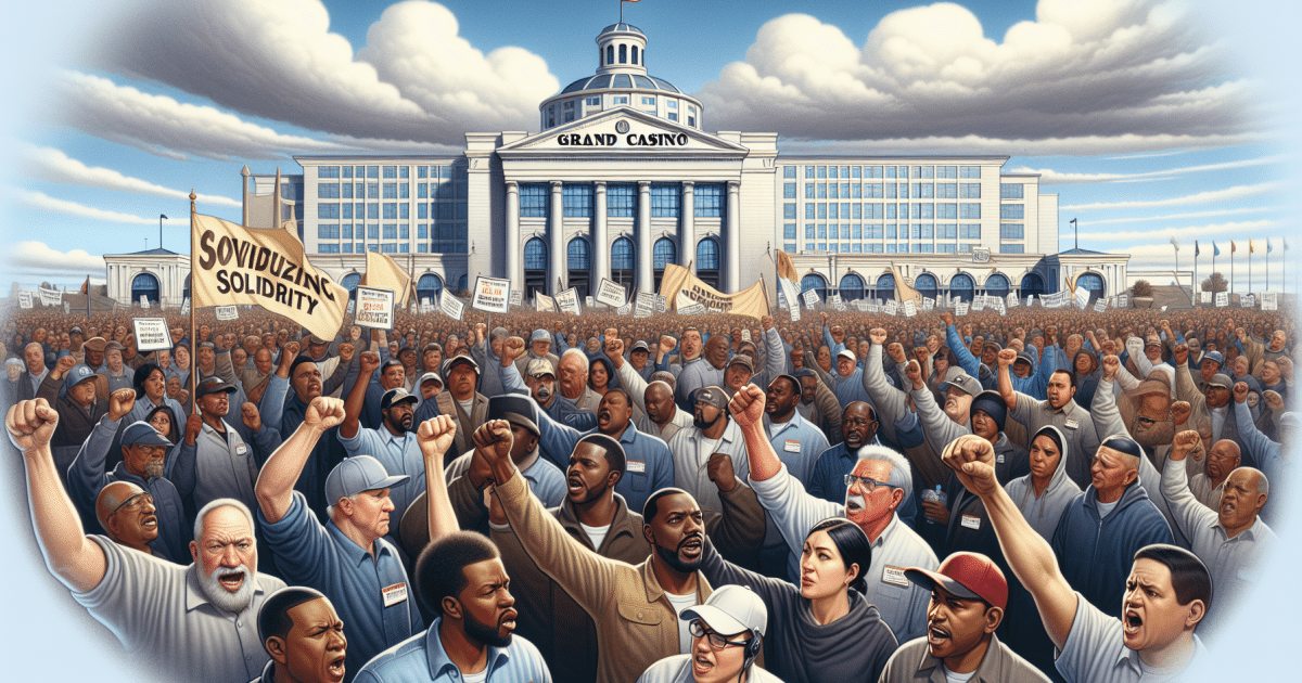 Workers at Hard Rock Casino Rockford Rally for Unionization Backed by UAW