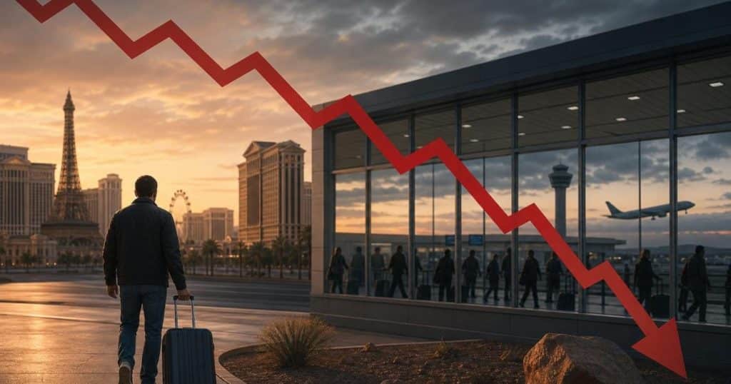 Las Vegas Tourism Declines as Airport Passenger Numbers Drop 8%