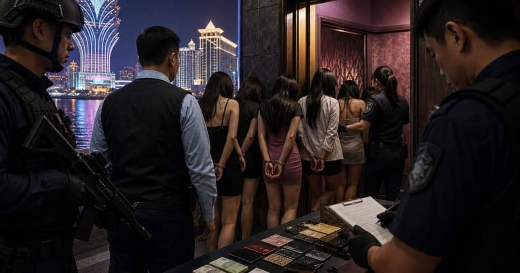 Macau Police Crack Down on Organized Prostitution Ring