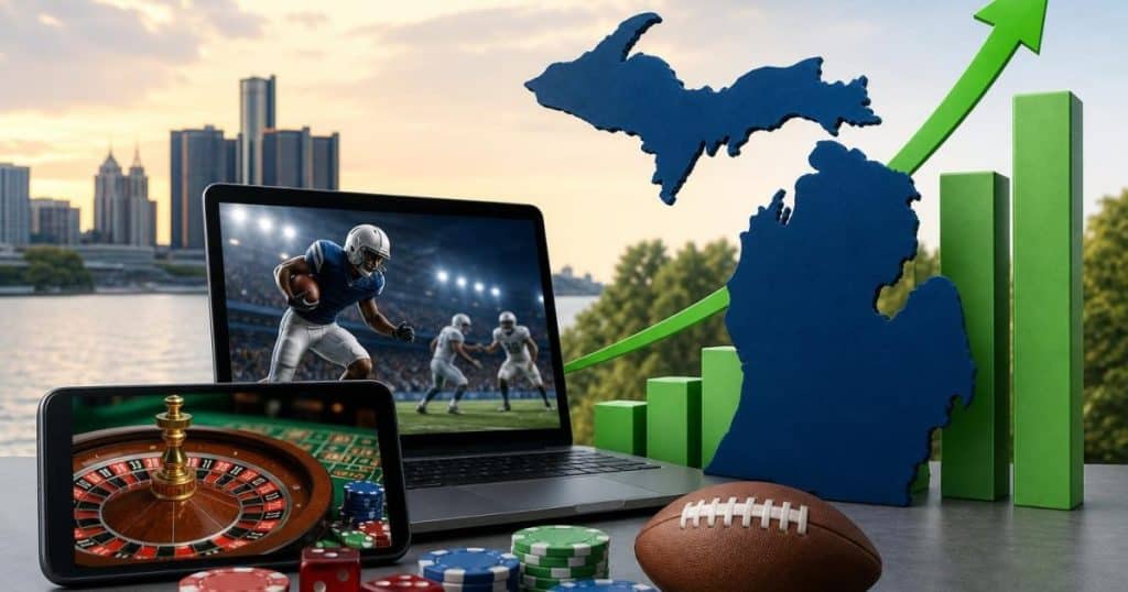 Michigan’s igaming and online sports betting industry posted a modest uptick in May, with combined gross receipts reaching $382.5 million.