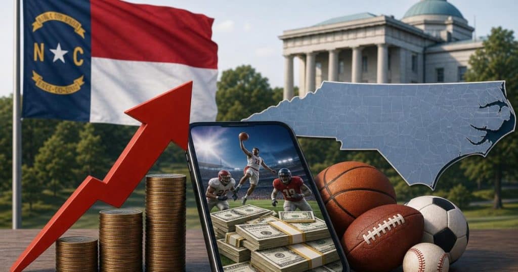 North Carolina Increases Online Sports Betting Tax to 23%