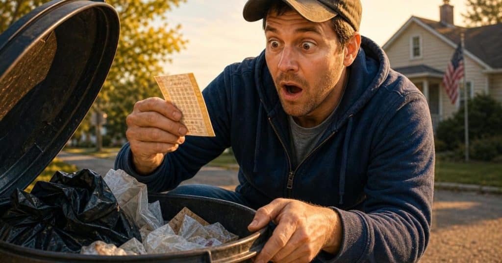 Ohio Man Rescues $100K Lottery Ticket from Trash Just in Time