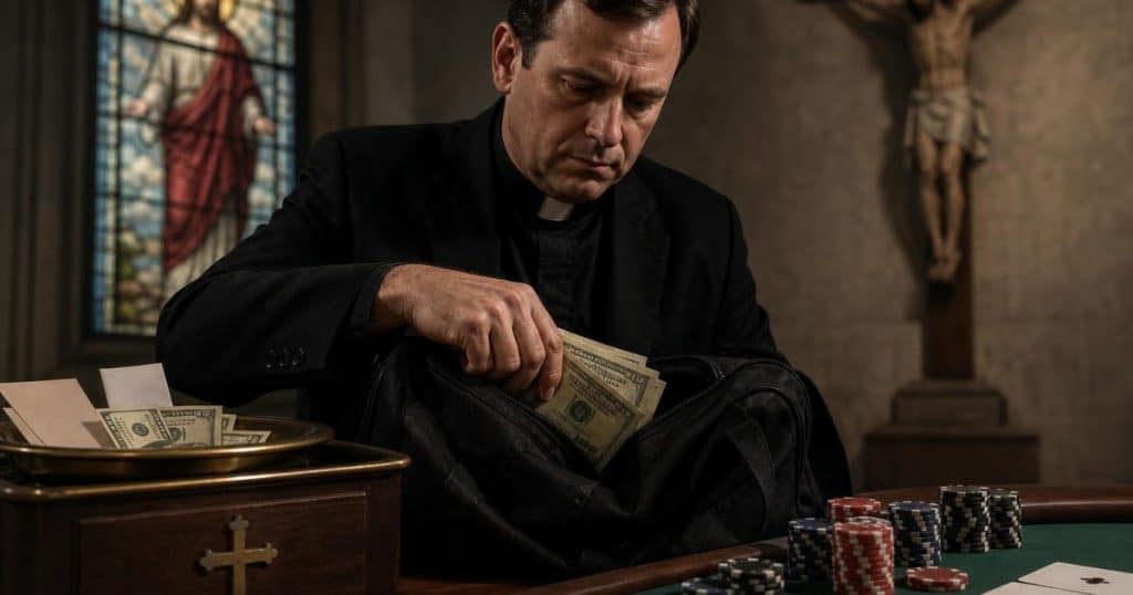 Priest in Kansas Faces Charges for Embezzling Parish Funds to Gamble