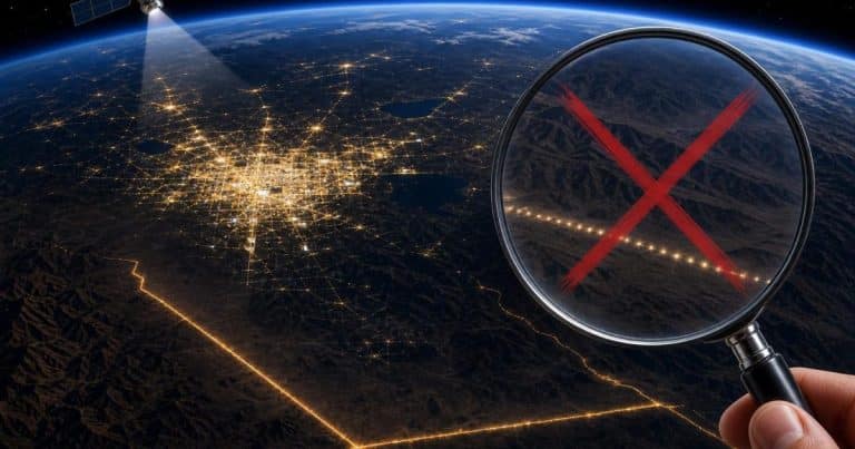“Vegas Myths Debunked: Nevada’s Border Lights Invisible from Space”