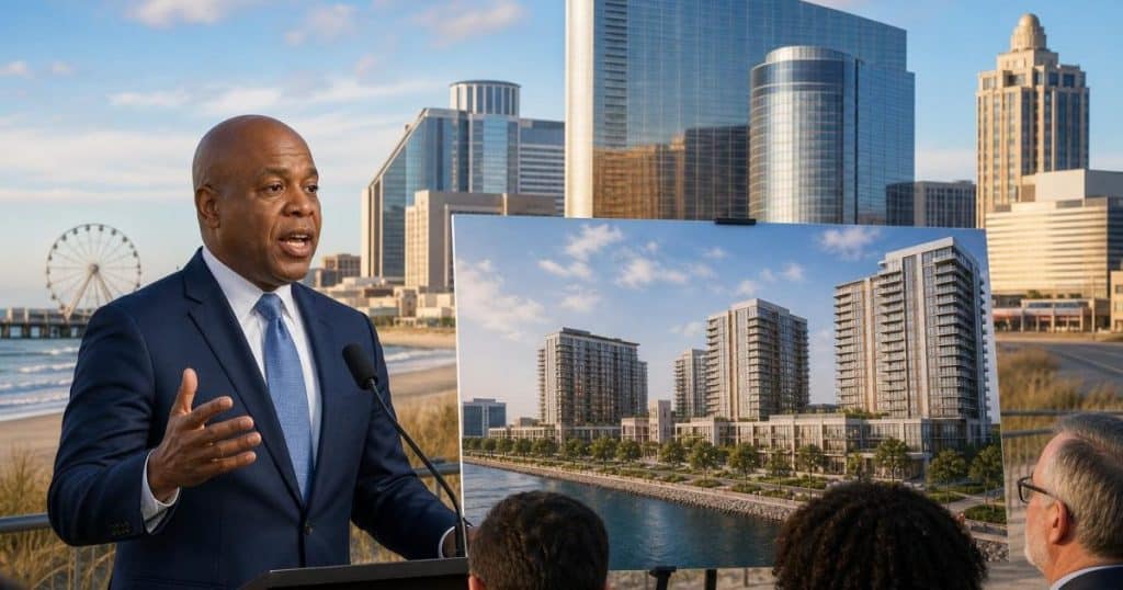Atlantic City Mayor Announces MGM’s Plans for Major Residential Project Near Borgata