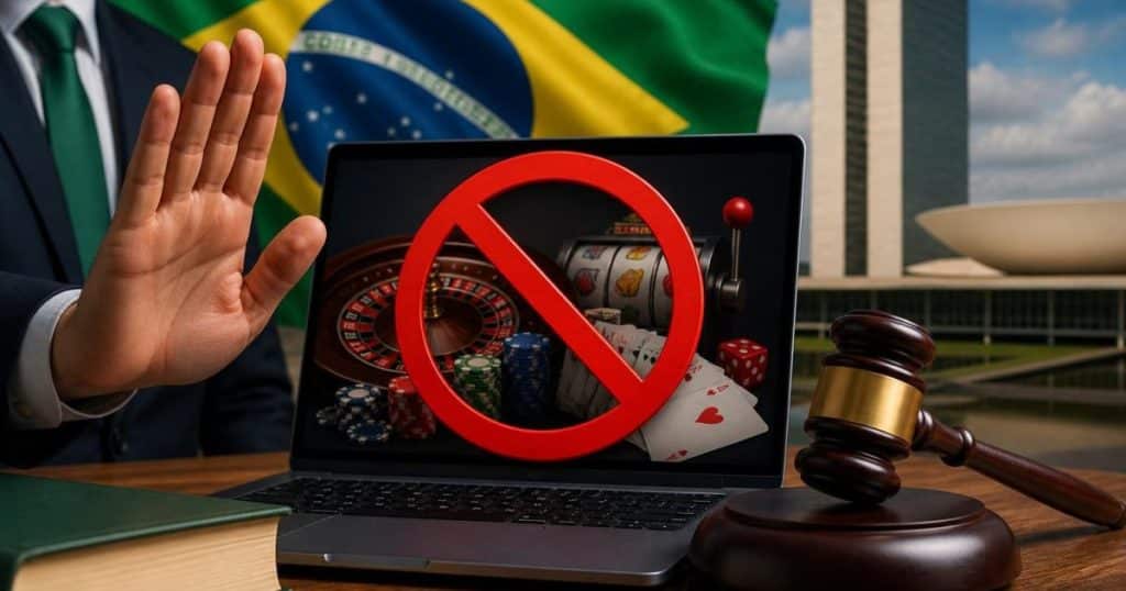 Brazilian Government Pushes for Ban on Online Casinos