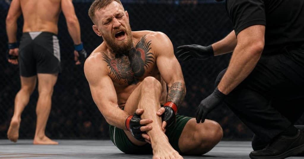 Conor McGregor’s UFC Return Ends in First-Minute Injury