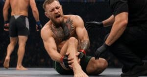 Conor McGregor’s UFC Return Ends in First-Minute Injury