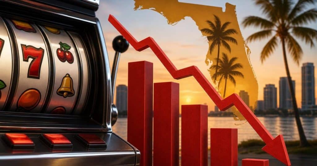 Florida Slot Revenue Drops 3% in May