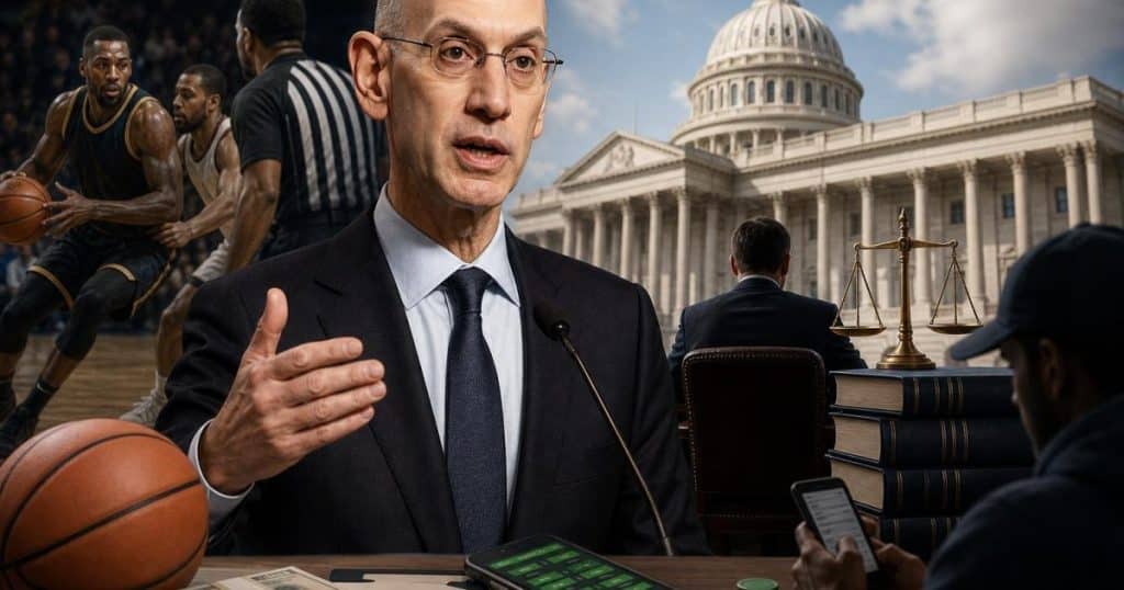 NBA’s Silver Supports Federal Sports Betting Commissioner Proposal Amid Ongoing Scandals