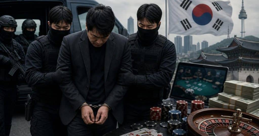 South Korea Nabs Fugitive Behind $7.5B Illegal Gambling Network