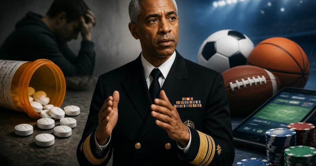 Ex-Surgeon General Compares Sports Betting Risks to Opioids in US