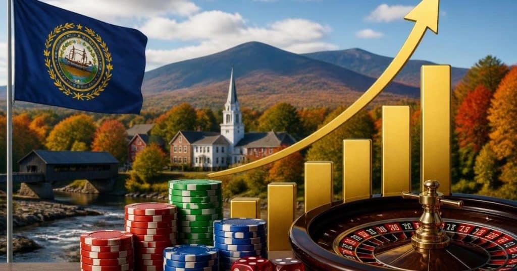 New Hampshire Gaming Revenue Jumps 37% in H1 2026