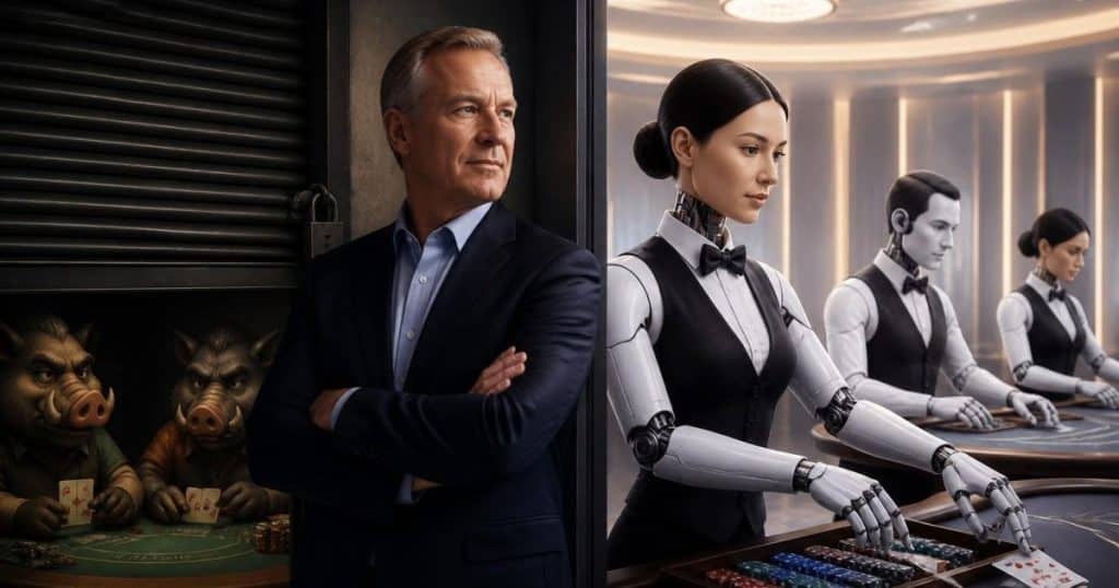 Nigel Eccles Shutters BetHog to Focus on AI Casino Dealers