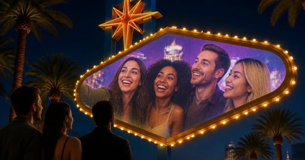 Palms Casino Launches Guest Image Projection on Iconic Vegas Sign