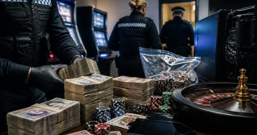 South Yorkshire Police Seize Over £110,000 in Illegal Gambling Raid