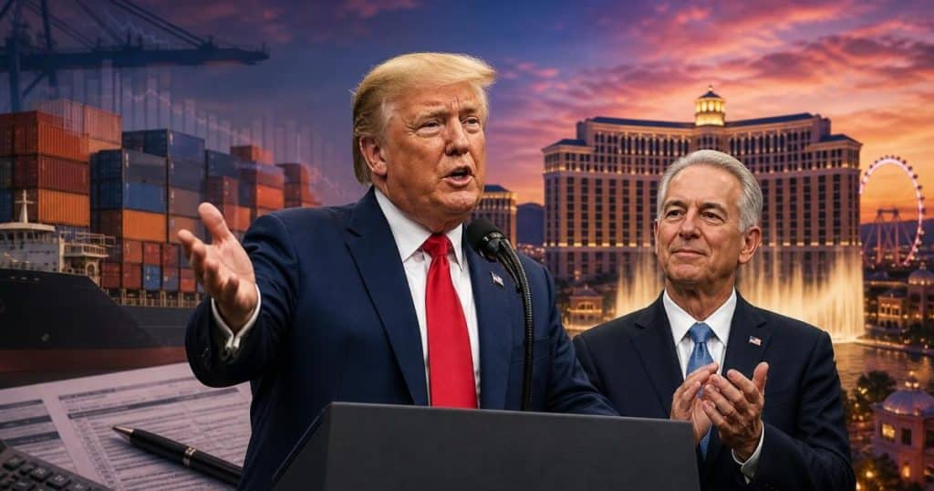 Trump Talks Tax and Tariffs in Las Vegas, Endorses Lombardo